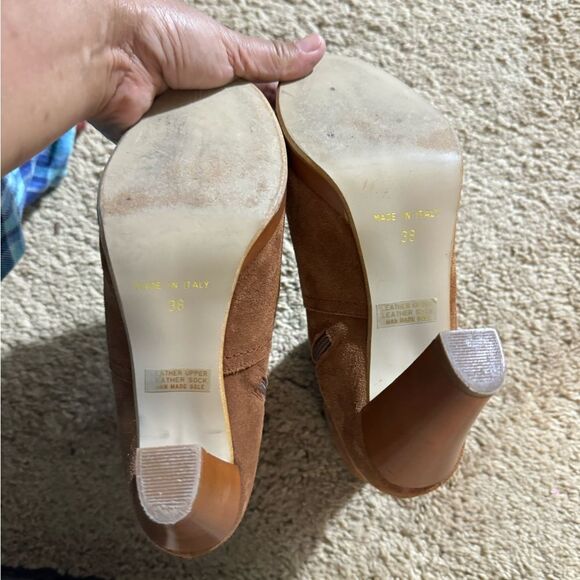 Sundance womens chestnut booties - size 38 Made in Italy - Picture 4 of 5